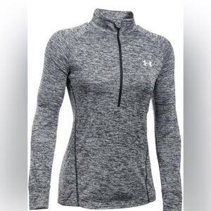 2XL WOMEN'S UNDER ARMOUR TECH 1/2 ZIP! UA HEAT GEAR LOOSE FIT!